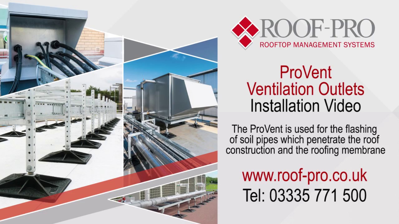 Flat Roof Ventilation Pipe Installation Video
