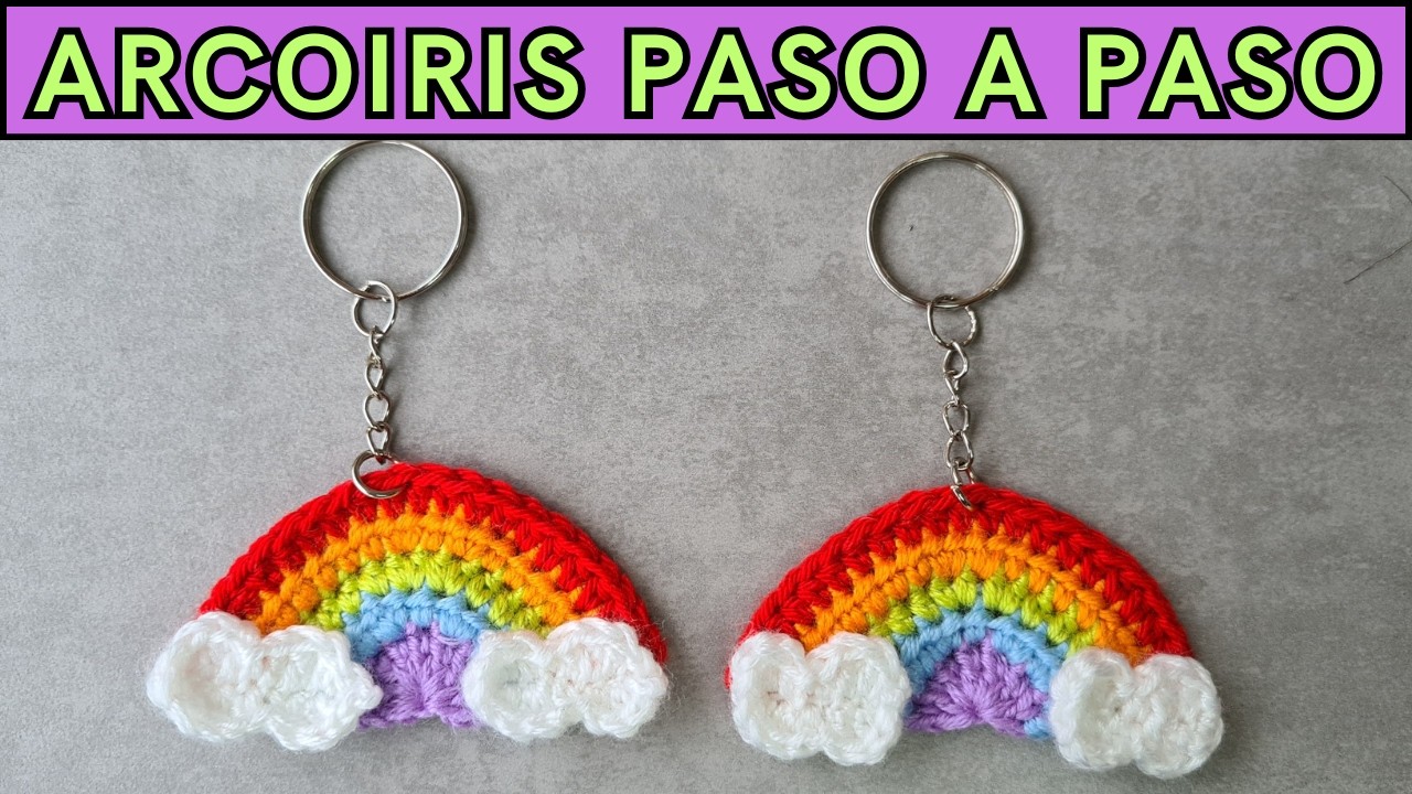 Cómo Tejer Arcoíris a Crochet 🌈 | Tutorial Paso a Paso Fácil