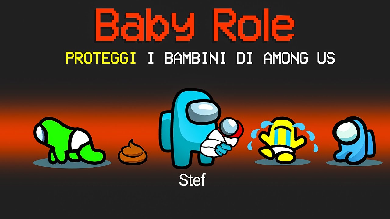 IL NUOVO RUOLO DI BABYSITTER SU AMONG US!