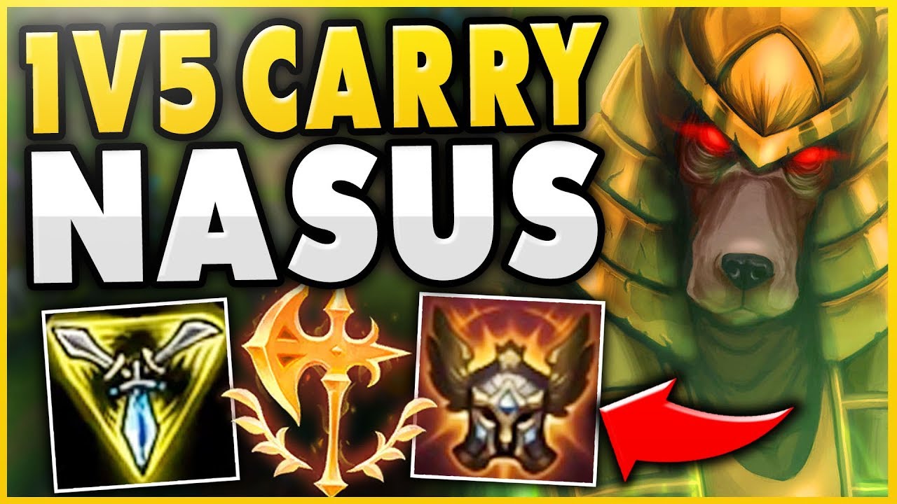 WTF! THE EASIEST CHAMPION TO 1V5 CARRY IS A TANK?! THESE NASUS BUFFS TOO MUCH!  - League of Legends