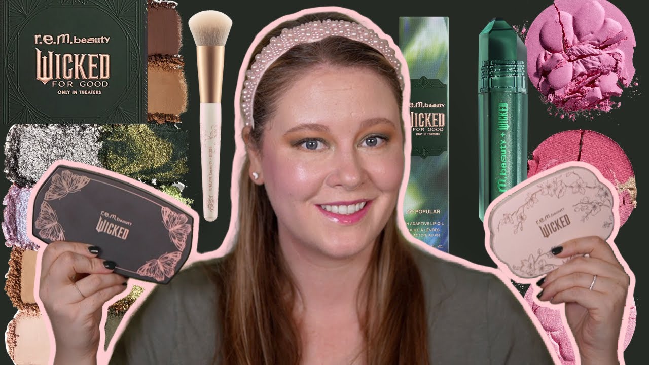 r.e.m. beauty x Wicked: For Good 💚 This palette is oz-mazing!