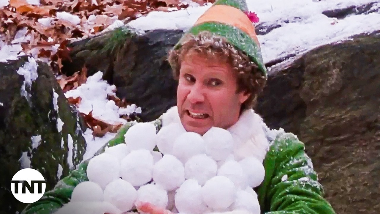 Buddy and Michael Get Into a Snowball Fight in Central Park [CLIP] | Elf (2003) | TNT