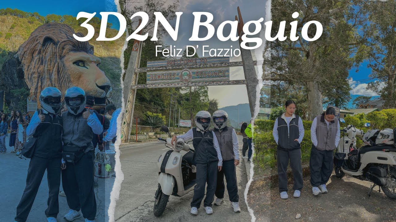 YAMAHA FAZZIO | 1 FULL TANK | 3D2N in BAGUIO with BUDGET CALCULATOR