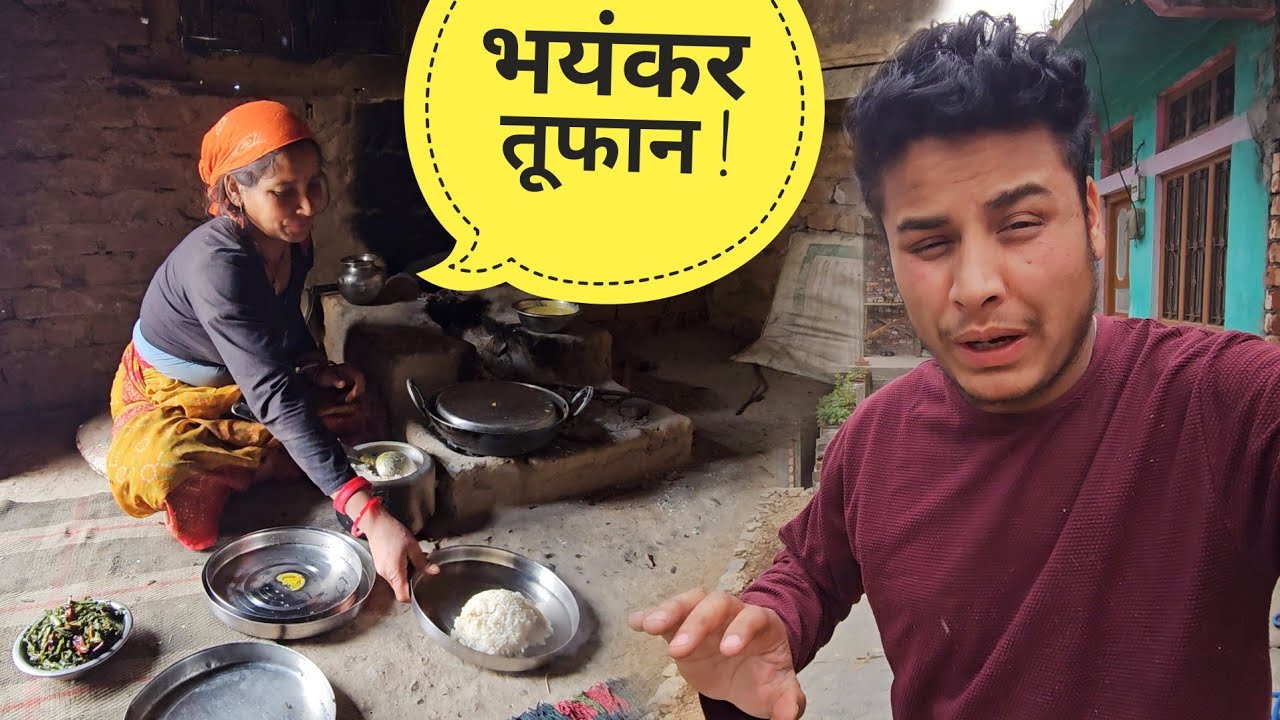 पहाड़ों में नई फसल के साथ भयंकर तूफान | villagers lifestyle in Uttarakhand | pahadi life | RTK Vlogs