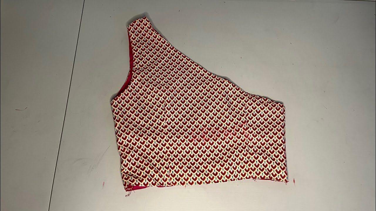 How to: make a one shoulder/ mono strap top | pattern drafting | sewing