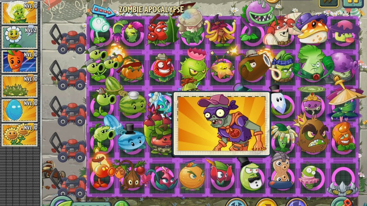 Plants vs Zombies 2: 1000 Zombies Heroes vs Todas las Plantas