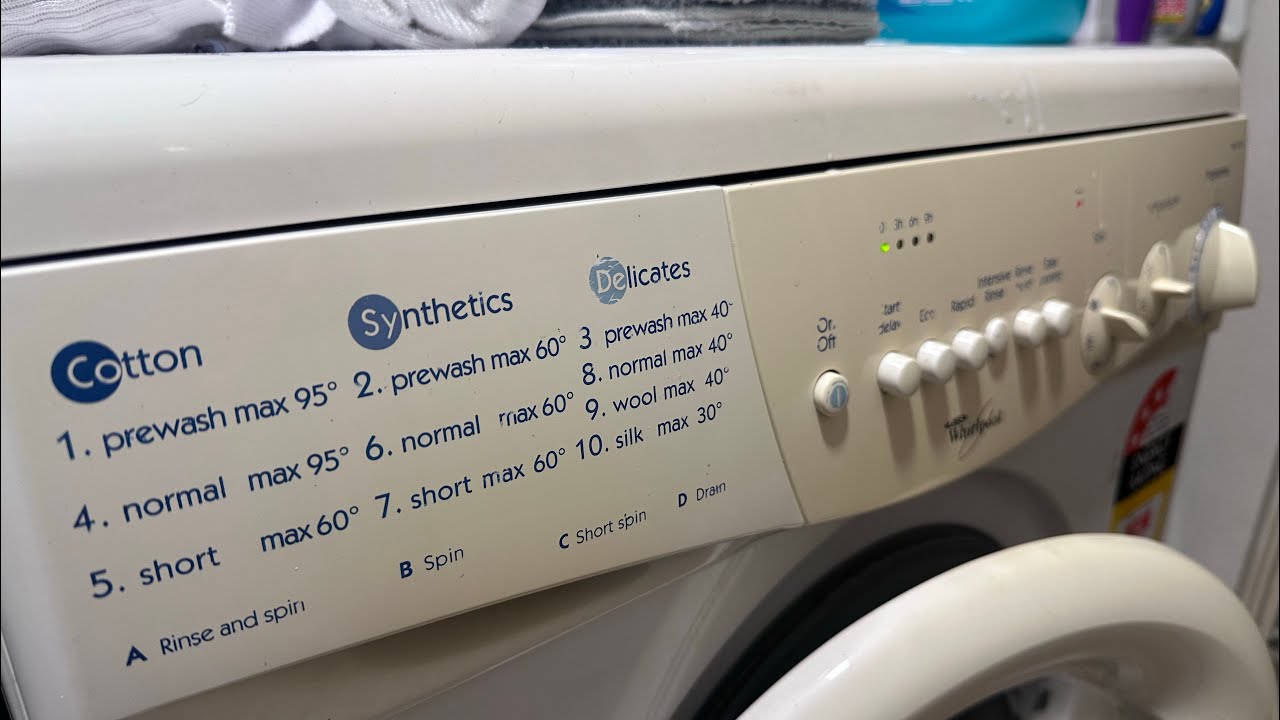 Whirlpool AWM5100 - Synthetics Short 50°C 