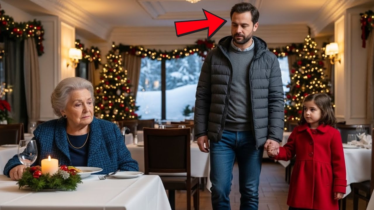 Une Vieille Milliardaire Est Seule La Veille De Noël, Jusqu'à L'arrivée D'un Père Et Sa Fille