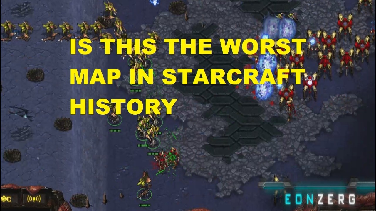 IS THIS THE WORST MAP IN STARCRAFT HISTORY