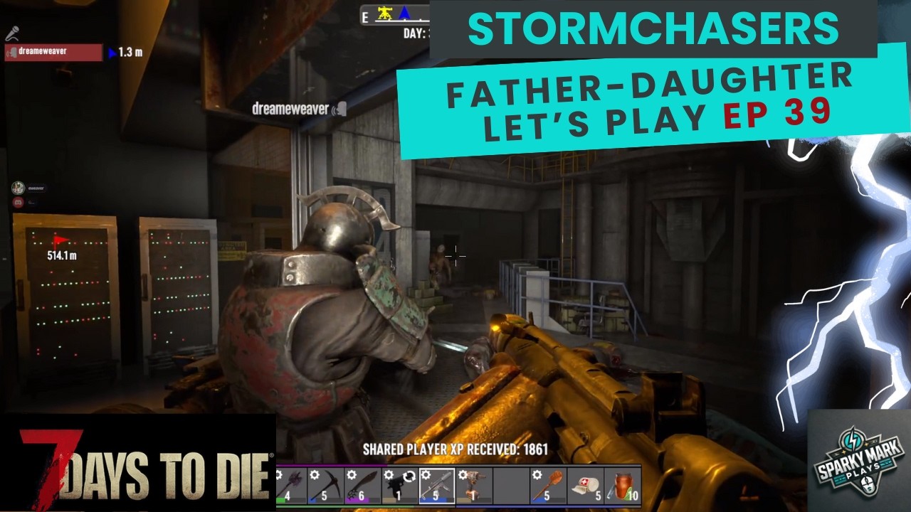 7 Days to Die - Stormchasers | Father-Daughter Let's Play Ep 39 (Higashi and a Baby)