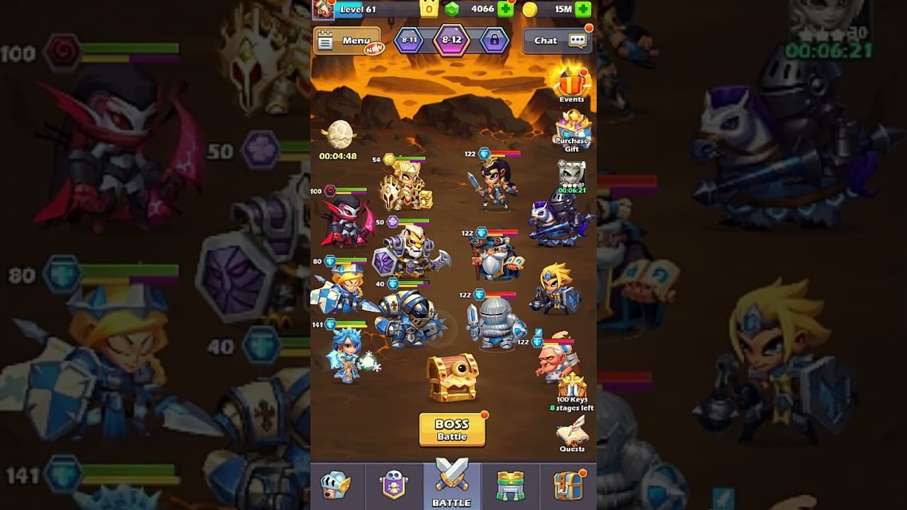 TapTap Heroes Idle RPG ⚔️ Perfect Hero Sequence for Fast AFK Progress (Shorts) - 102