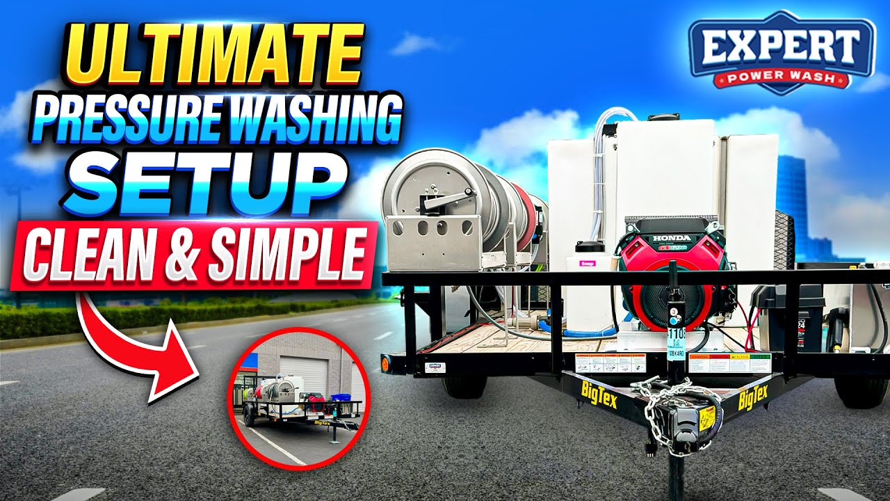 How To Set Up A Pressure Washing Trailer