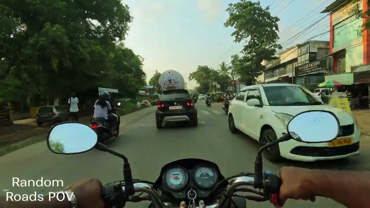 Kakkanad Evening Traffic Ride | Is This Kochi's Calmest Rush Hour? | Insta360 GO 3S &ndash; ASMR