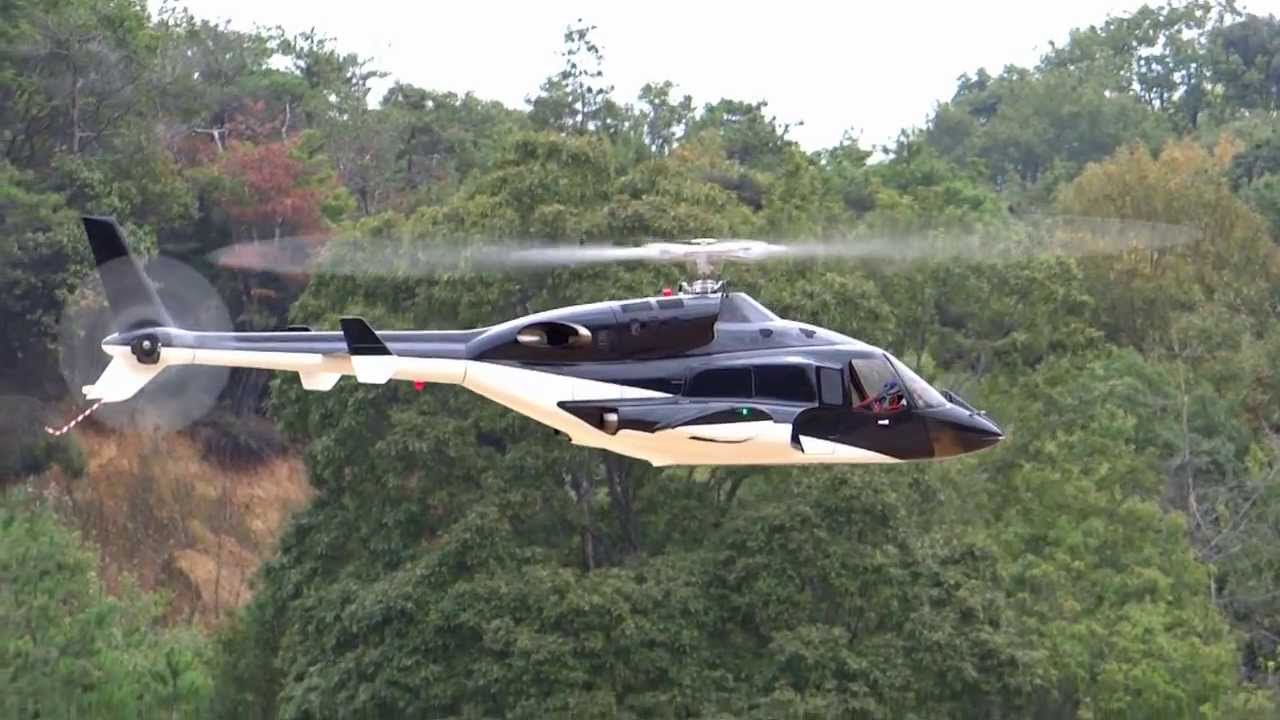 HIROBO AIRWOLF 90/700 size Test Flight