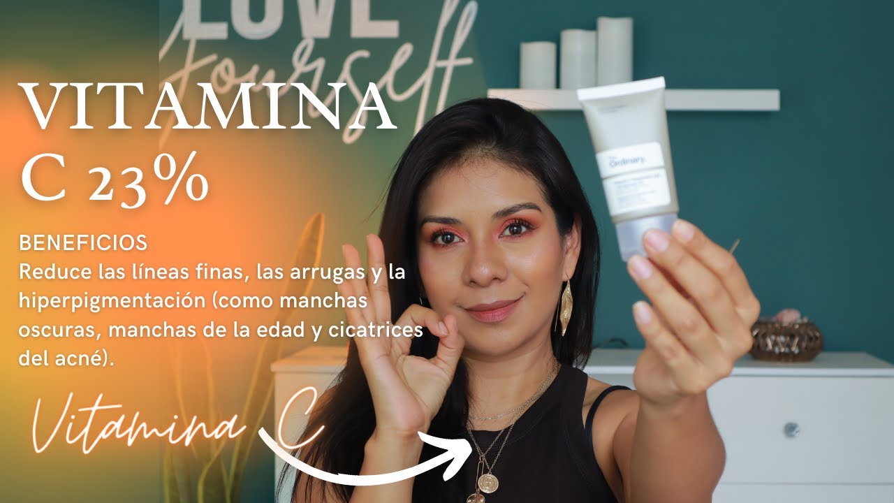VITAMINA C THE ORDINARY 23% + HA SPHERES 2% ELIMINA  (ACNÉ, MANCHAS, PUNTOS NEGROS)