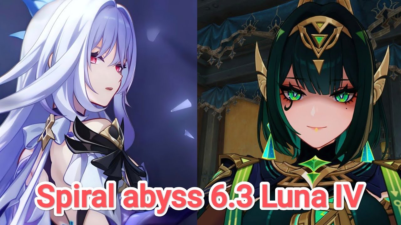 تختيم spiral abyss 6.3 Luna IV في لعبة genshin impact 