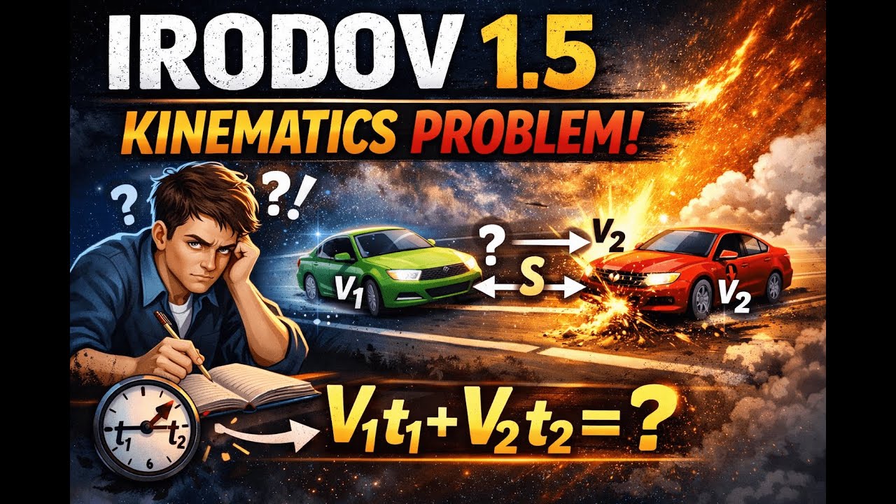 I.E. Irodov 1.5 Kinematics | Complete Solution | JEE Main & Advanced