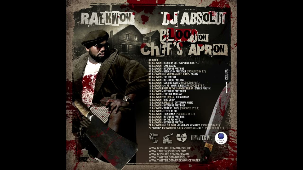 Raekwon: Blood on Chef's Apron Album | hosted by Dj Absolut