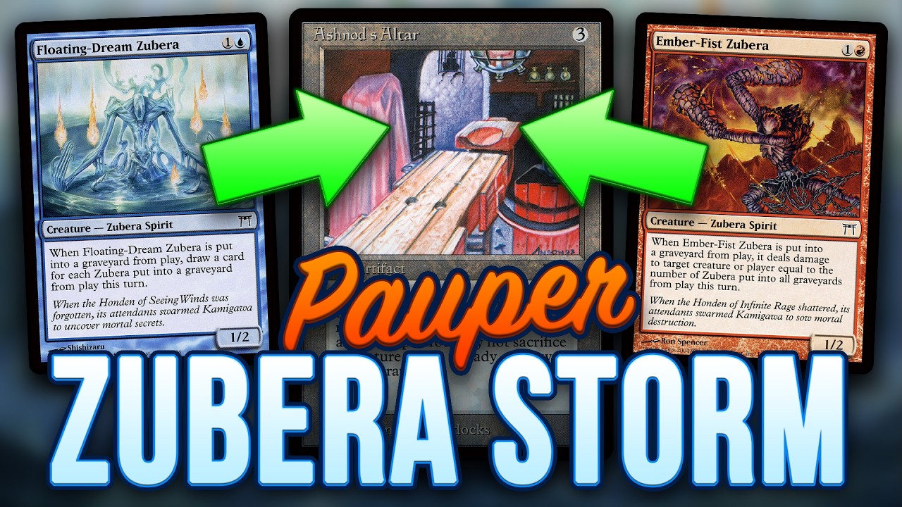 Ashnod's Altar in ZUBERA STORM? Old Pauper Tech in a Sweet Deck! | Magic: The Gathering MTG