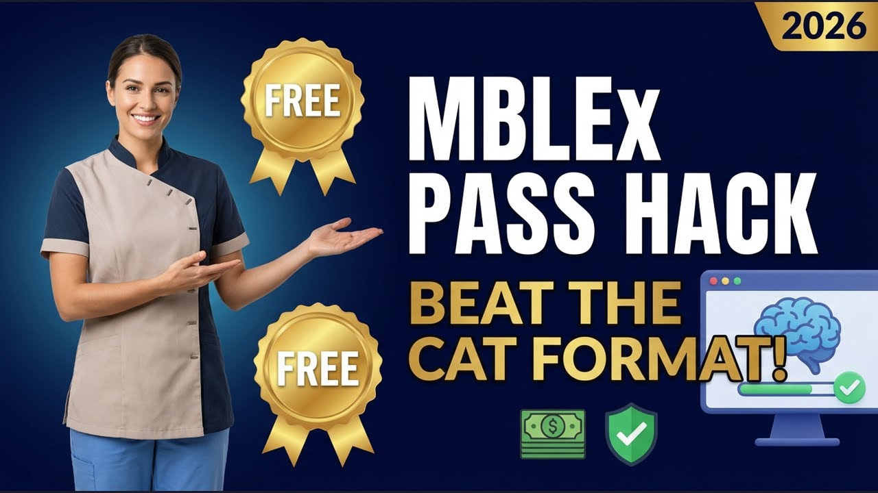 MBLEx Pass Rate 2026: How CAT Scoring Works & Why 30% Fail | FREE Study Guide