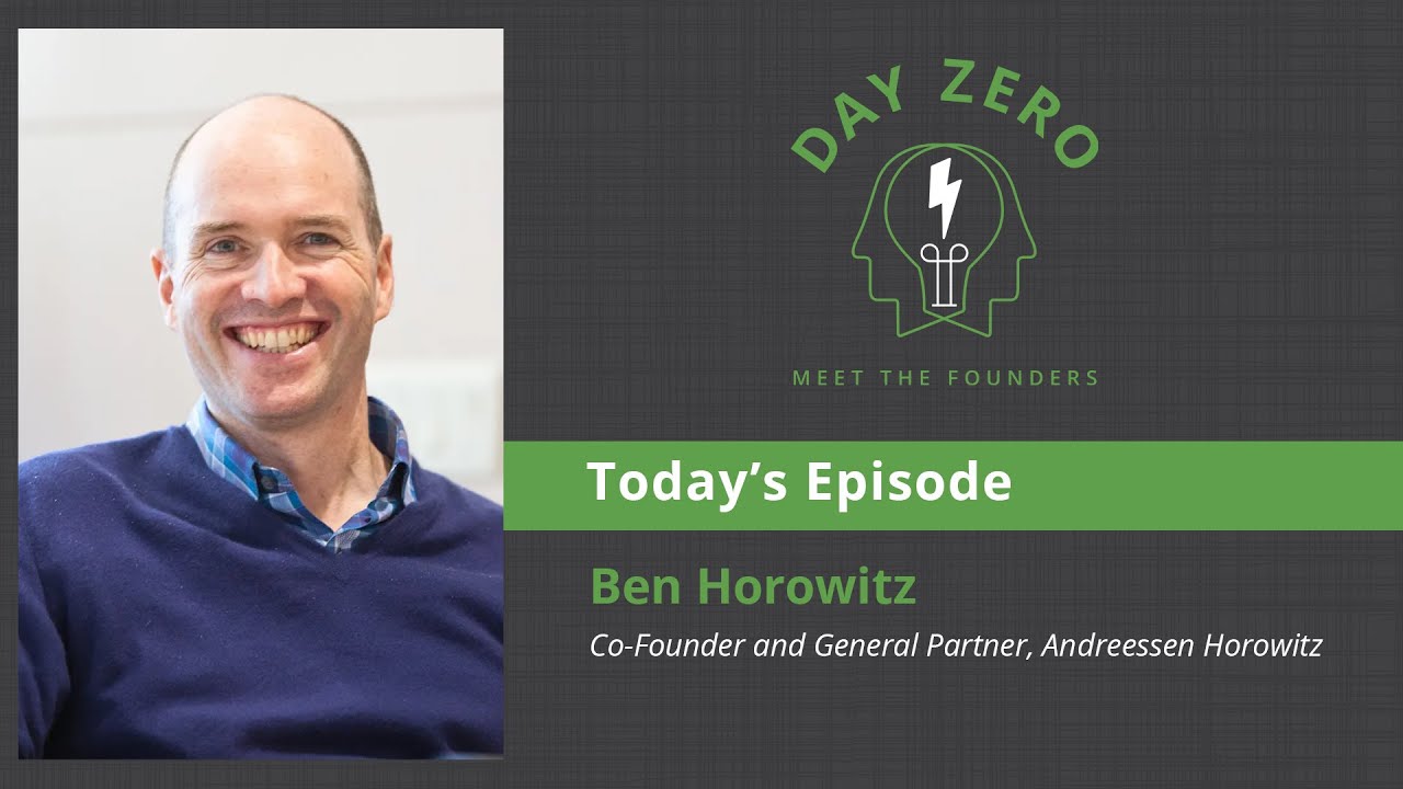 CEOs are Made Not Born | Ben Horowitz, Co-founder and General Partner, Andreessen Horowitz