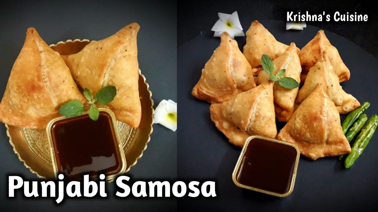 Punjabi Samosa || Samosa || Krishna's Cuisine || Aloo Samosa || #punjabisamosa