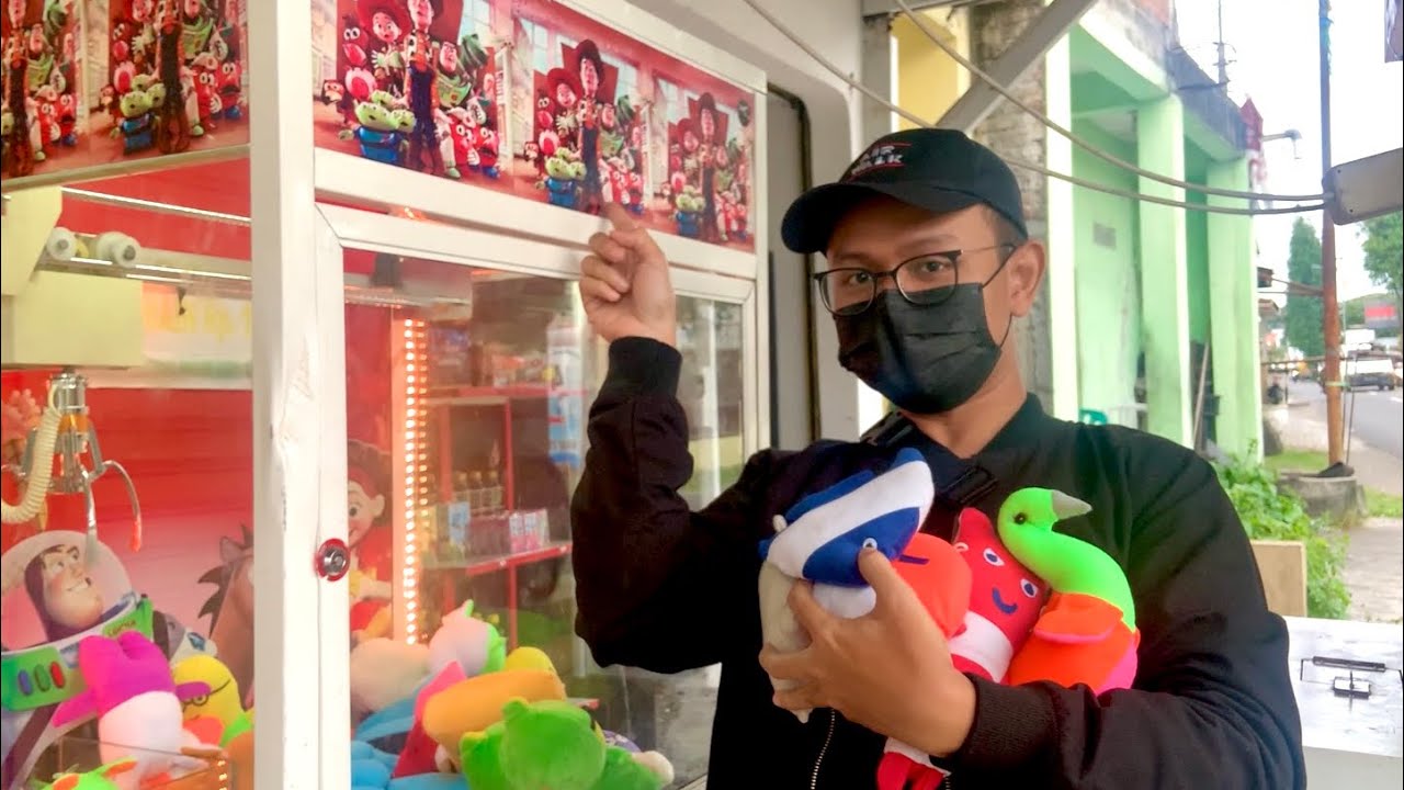 Rahasia HACK Menang Mesin Capit Kampung !! 1x coba langsung dapet !!!