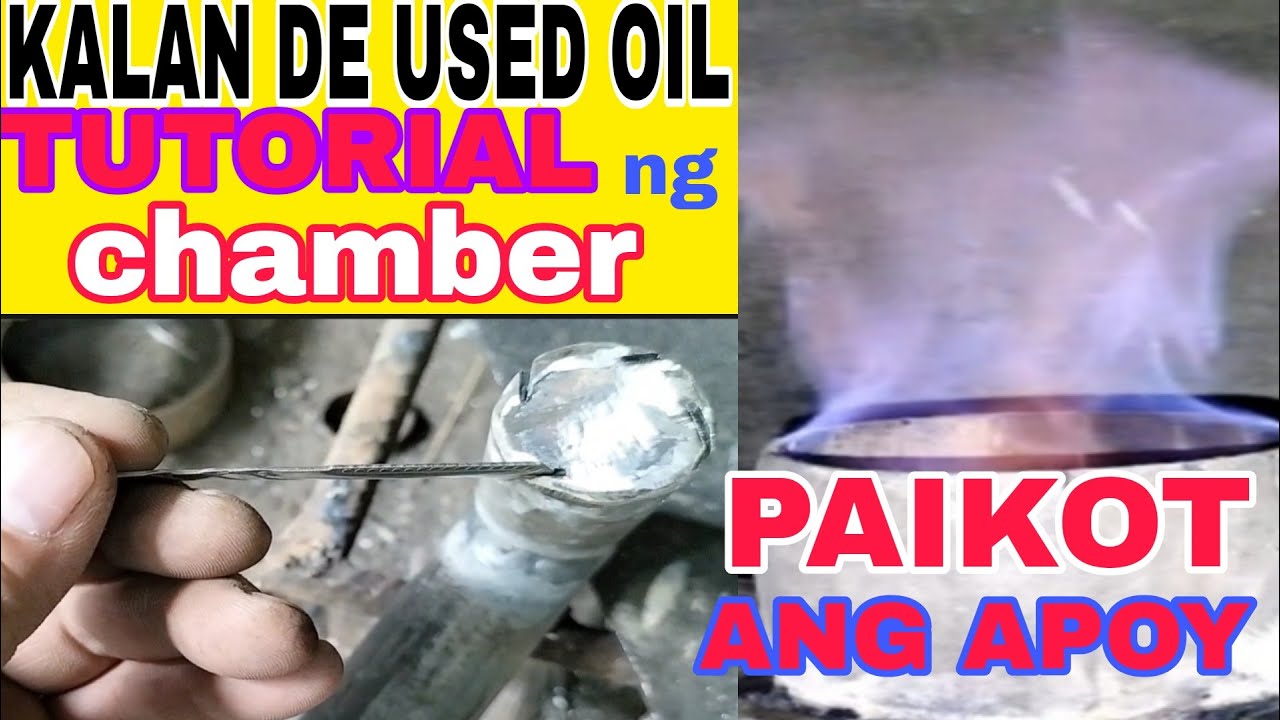 TUTORIAL PAANO GOMAWA NG CHAMBER  NA CUTTING DISC LANG ANG GAMIT AT PA PAIKOT ANG APOY BLUE FLAME