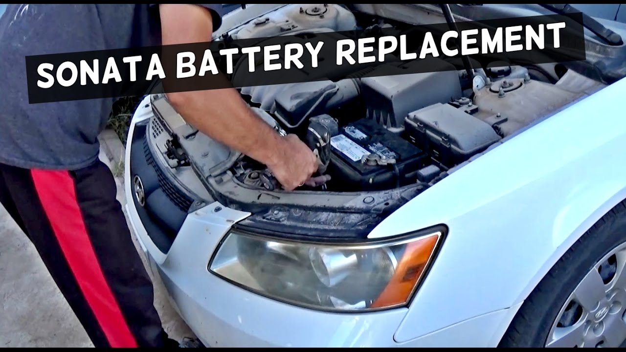 HYUNDAI SONATA BATTERY REMOVAL & REPLACEMENT | Hyundai Sonata 2006 2007 2008 2009 2010 2011