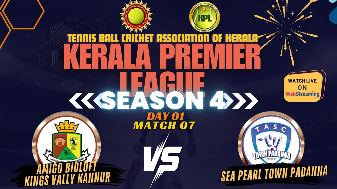 AMIGOS BIDLOFT KINGS   VS  TOWN PADANNA || DAY 01 MATCH 07 || KERALA PREMIER LEAGUE SEASON 4 - 2024