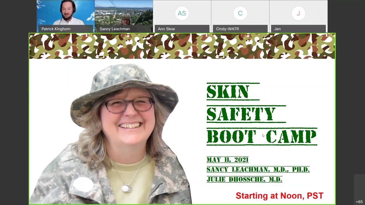 Skin Safety Bootcamp (Virtual Community Presentation)
