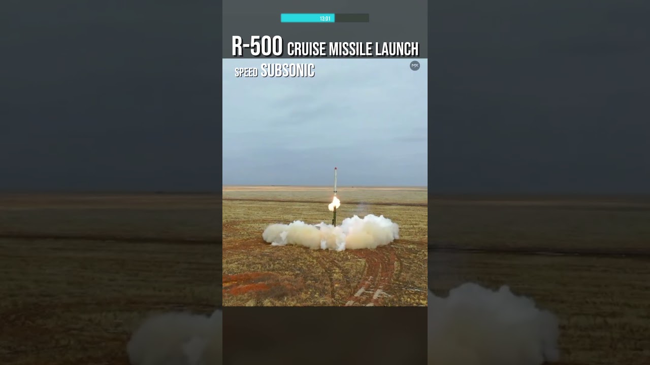 Russian R&ndash;500 Cruise Missile Launch #shorts