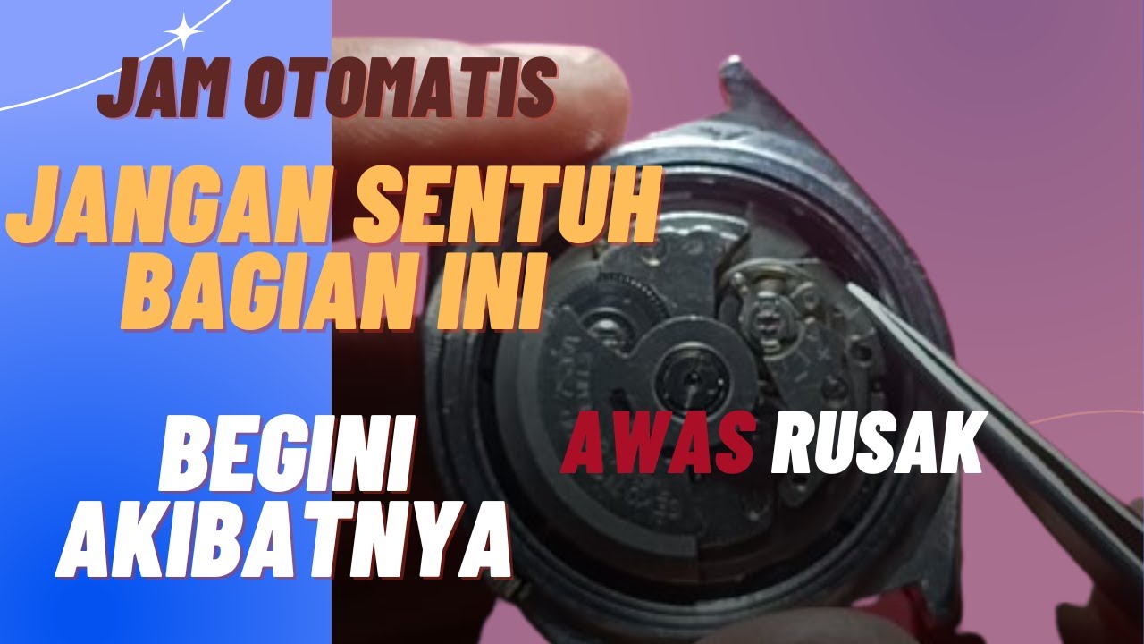 Punya jam automatic ? Jangan sentuh bagian ini !! Seiko 5 kiriman kota Subang
