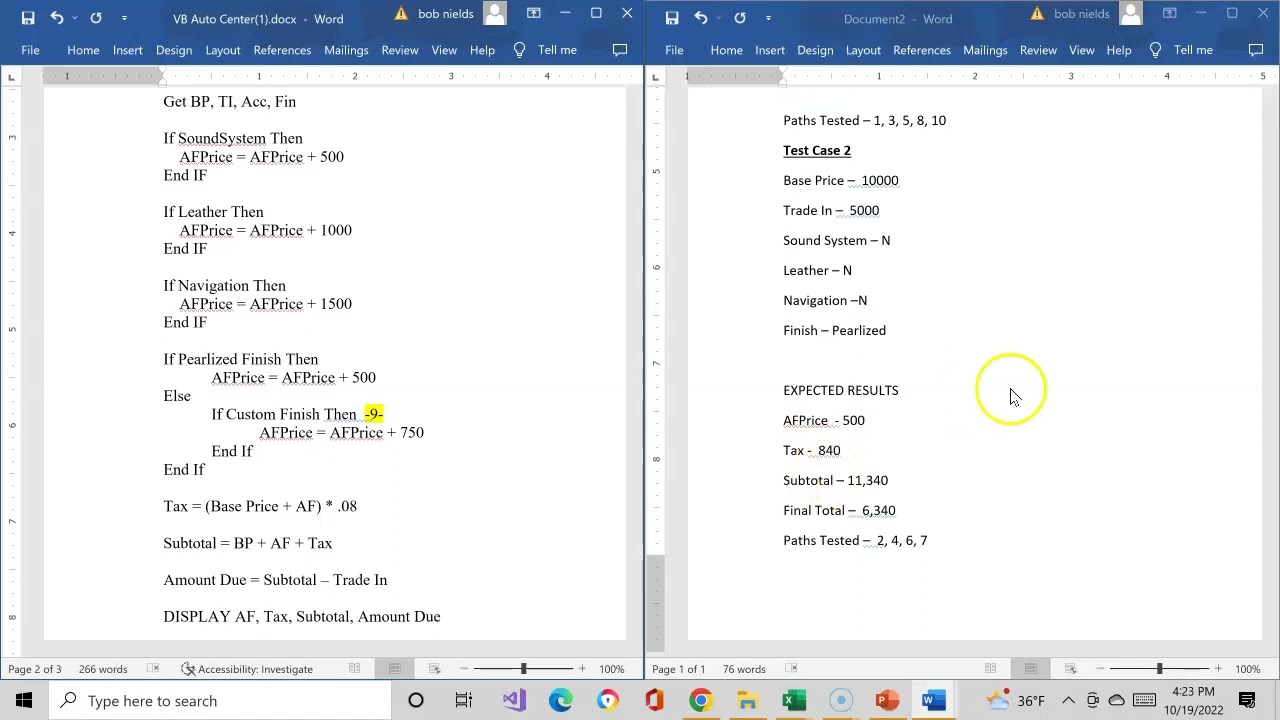 Building Test Cases for the Conditional Structure (Part 2)