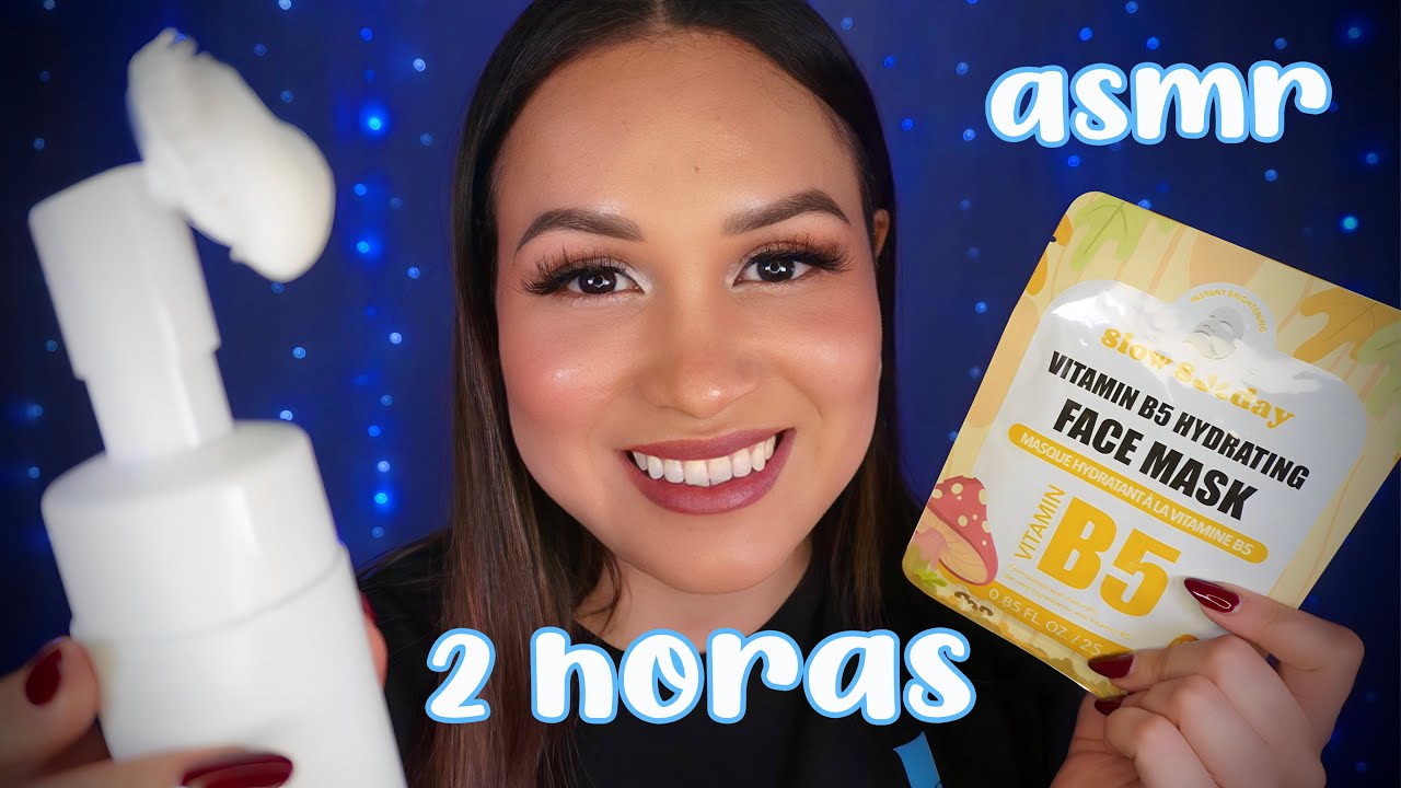 4K 2 horas asmr skincare para dormir | Soul ASMR shorts