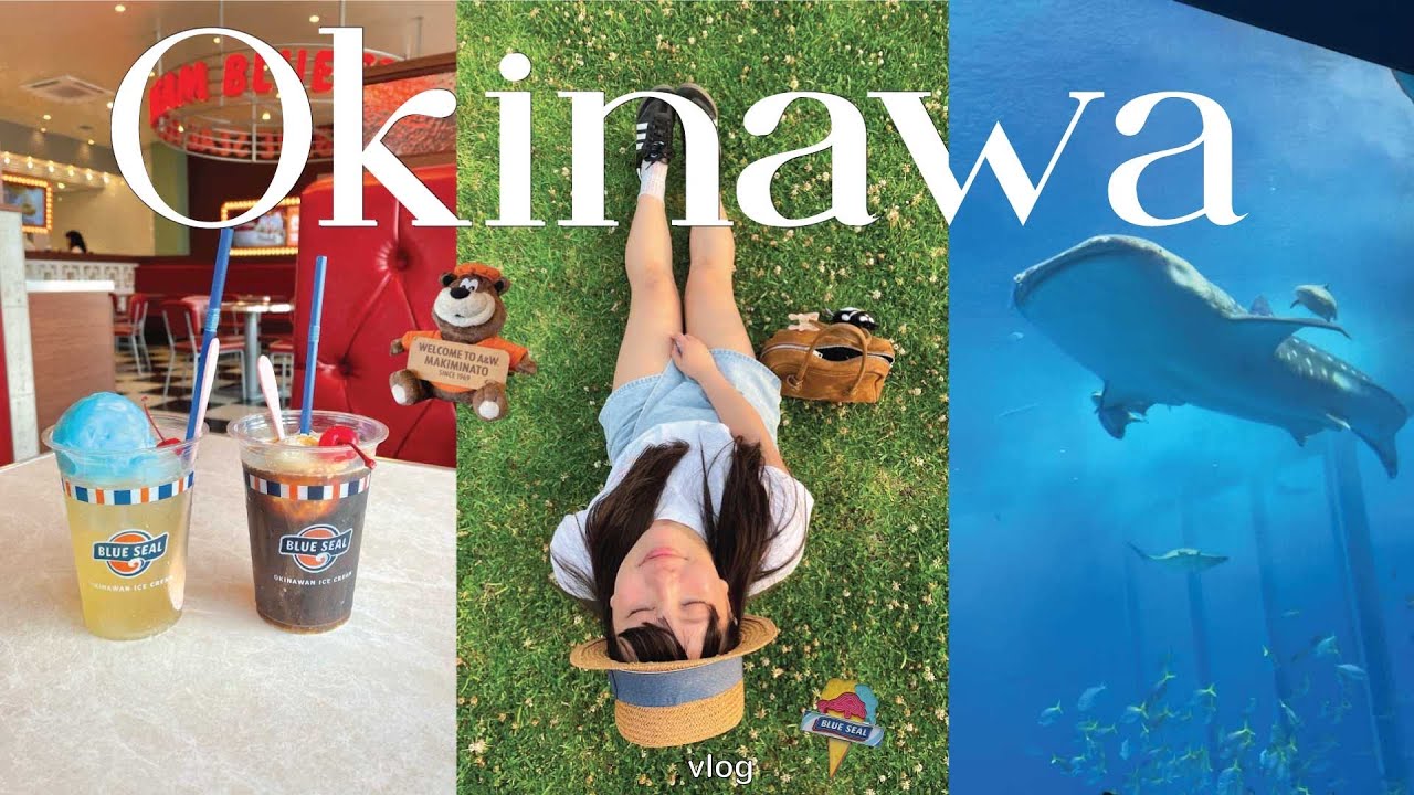 Okinawa Vlog | ขับรถเที่ยวโอกินาว่าครั้งแรก🐋🍧ทะเลสวย ไวบ์ดี มีแต่คาเฟ่น่ารัก
