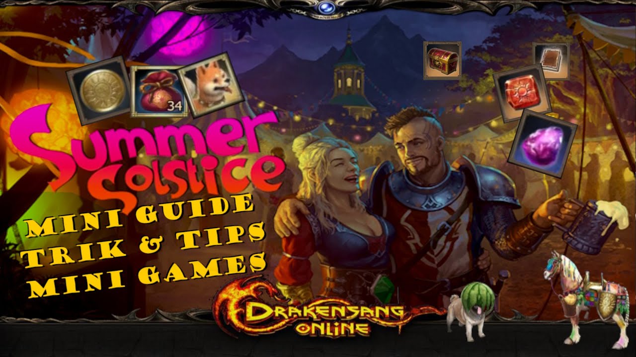 Drakensang Online | Summer Solstice Festival 2025 TRIK & TIPS for mini game | #drakensangonline