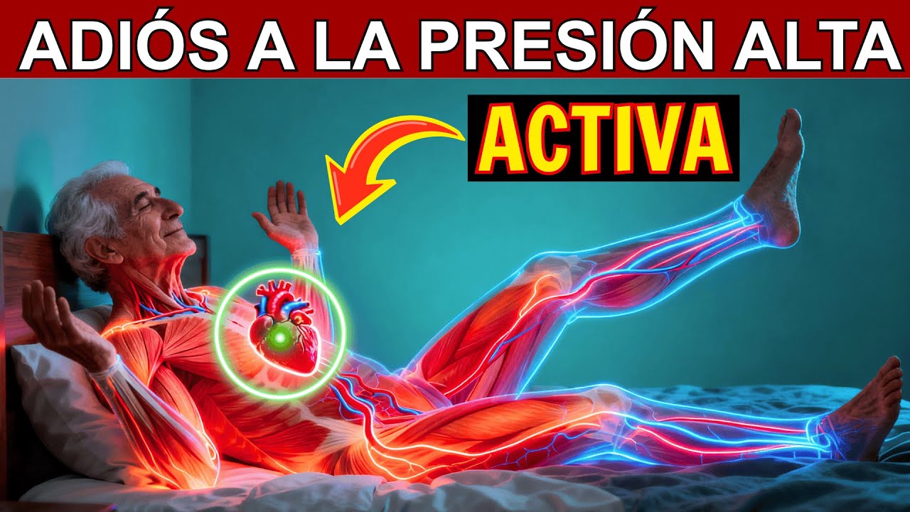 ¿Tu PRESIÓN ARTERIAL SUBE por la NOCHE? Es NORMAL después de los 60 — Haz ESTE ejercicio en la CAMA
