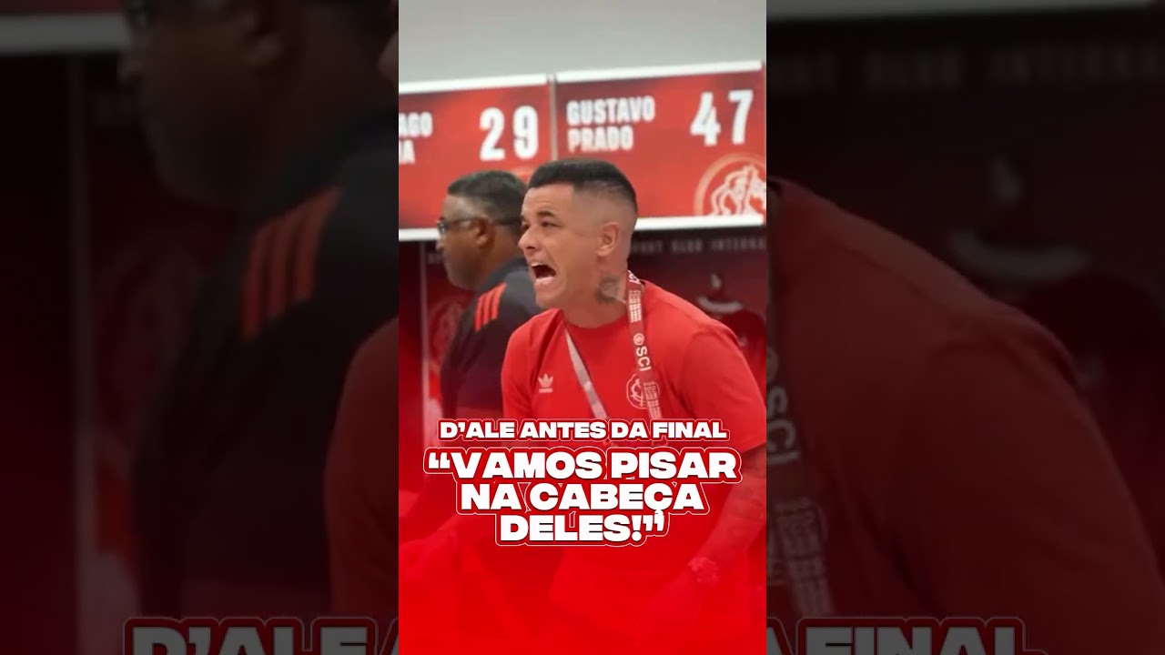 D'alessandro incendiando o vesti&aacute;rio na final do gauchao