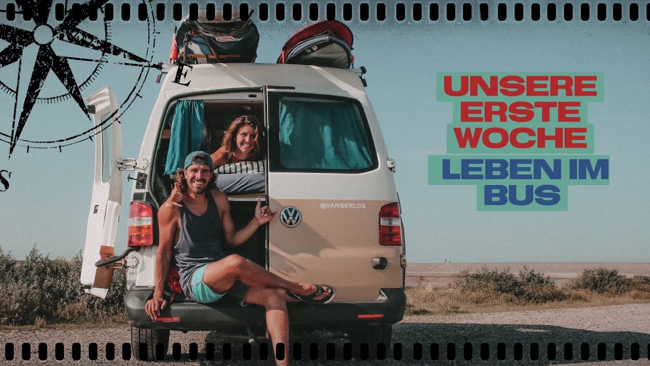 Family-Time & Surfen am Brouwersdam (NL) - Die ERSTE WOCHE Leben im Bus! // VANBERLOS Vlog #2
