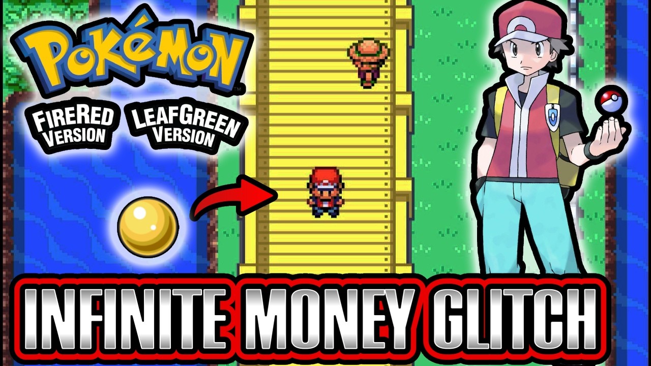 Как использовать баг с мостом из самородков в Pokemon Fire Red и Leaf Green (бесконечные деньги)