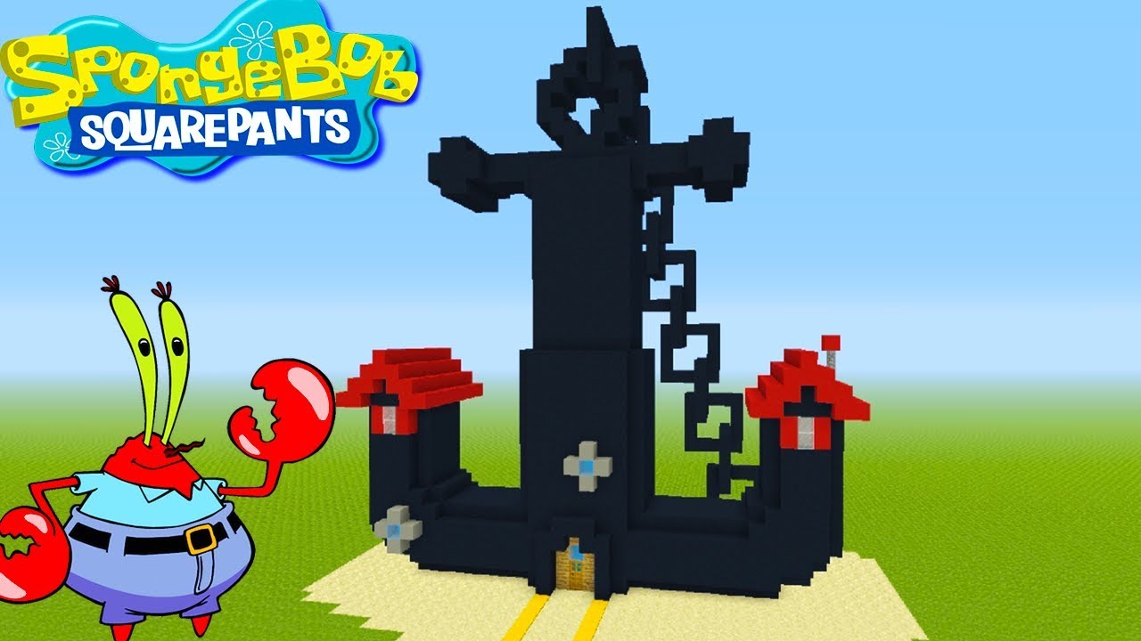 Minecraft Tutorial: How To Make Mr. Krabs House 