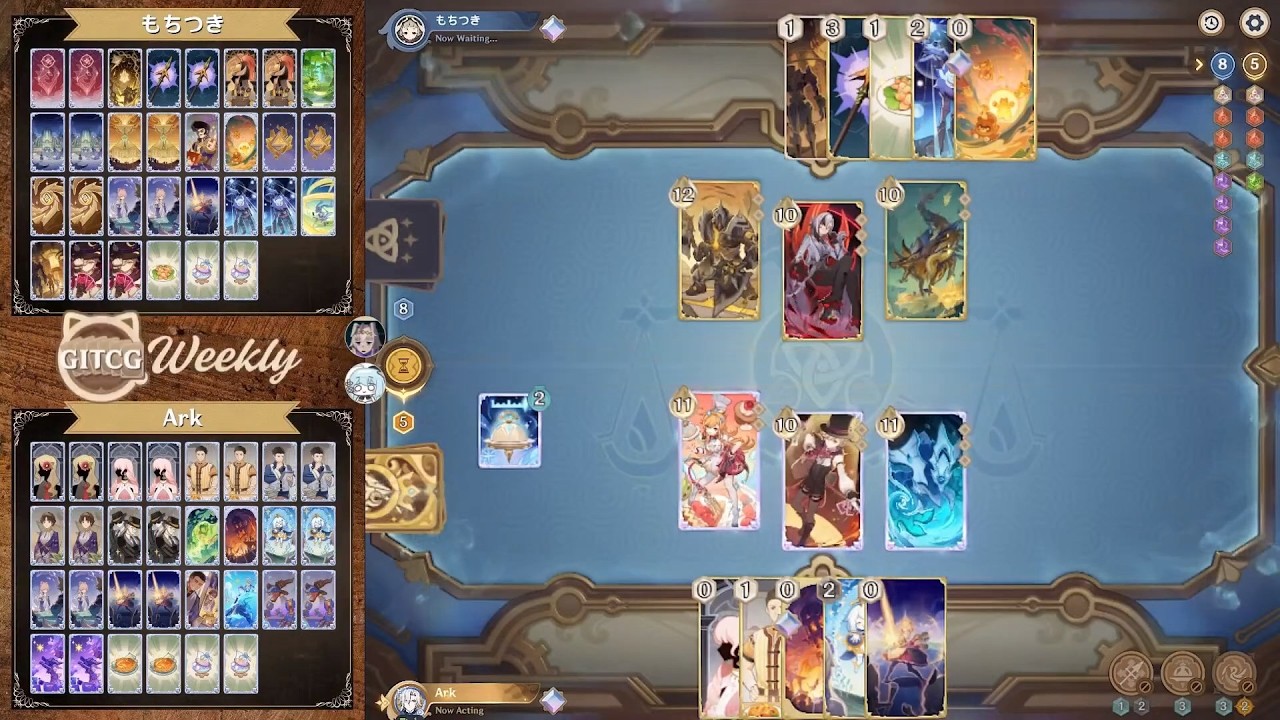 もちつき vs Ark | GITCG Luna IV Asia Week 5 Round 5 | Genshin TCG Tournament