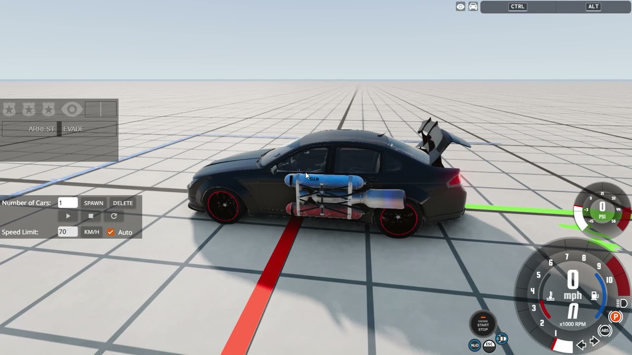 Fastest car in beamng drive!!! 1200MPH