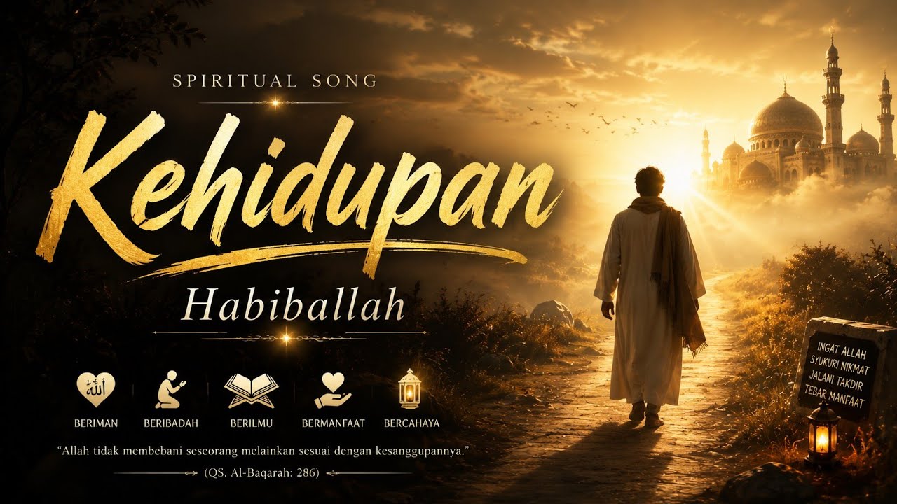 Habiballah Project - Kehidupan | Official Video Lyrics | #spiritualsongs