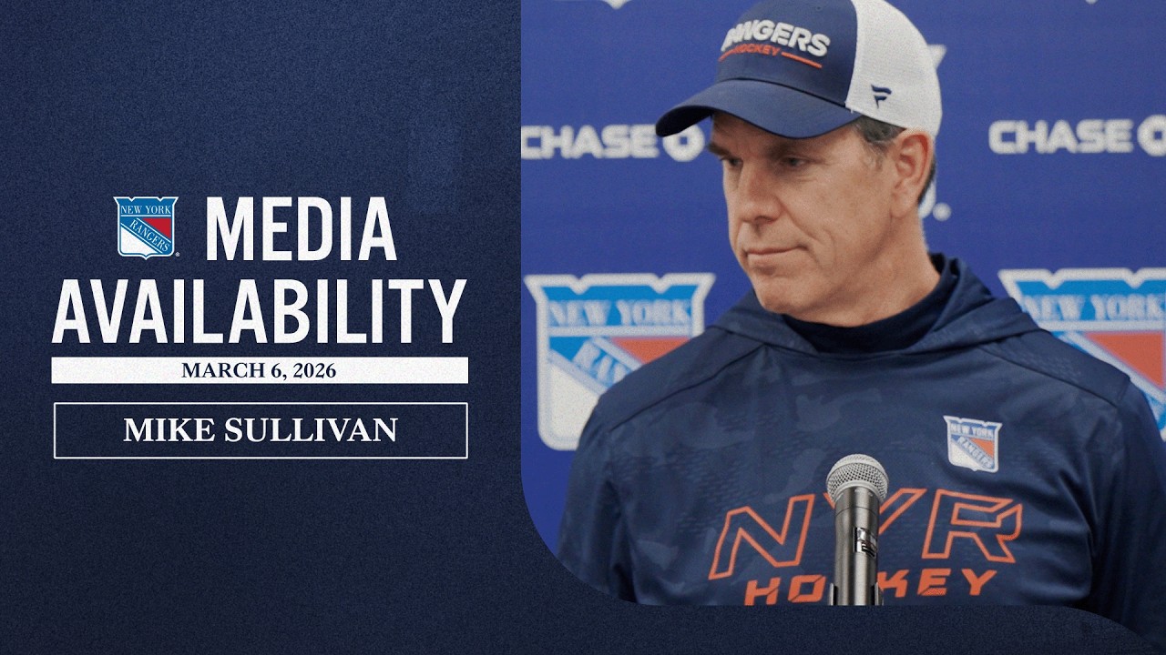 NYR Practice: Mike Sullivan Media Availability | March 6, 2026