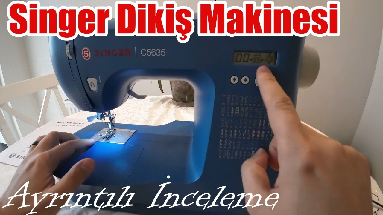 Singer Dikiş Makinası C5635 Mavi | Kutu Açılışı ve İlk İncelemesi