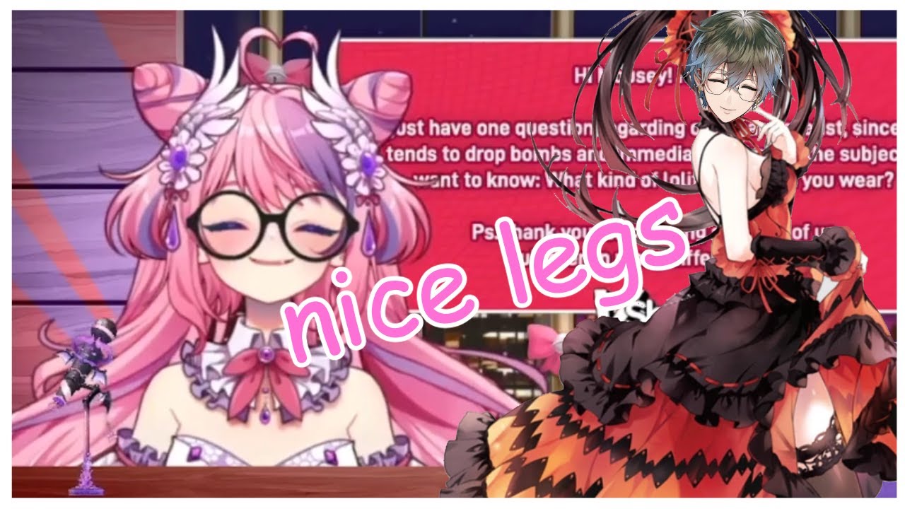 so Ike sent Ironmouse a pic of his lolita outfit... AND DIDN'T SHARE WITH US
