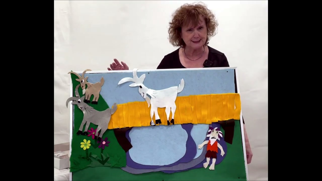 Felt Board Lady Storytelling: The Three Billy Goat's Gruff 