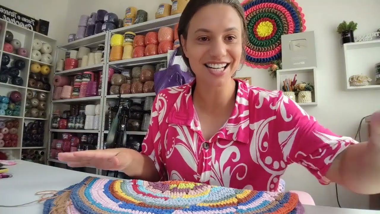 ELIMINANDO UM POUCO DAS SOBRAS/ TAPETE REDONDO #começando2026semsobras